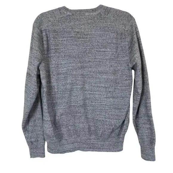 Polo Ralph Lauren Mens Sz S Heathered Grey Fine Knit Crewneck Sweater Classic - Picture 4 of 16